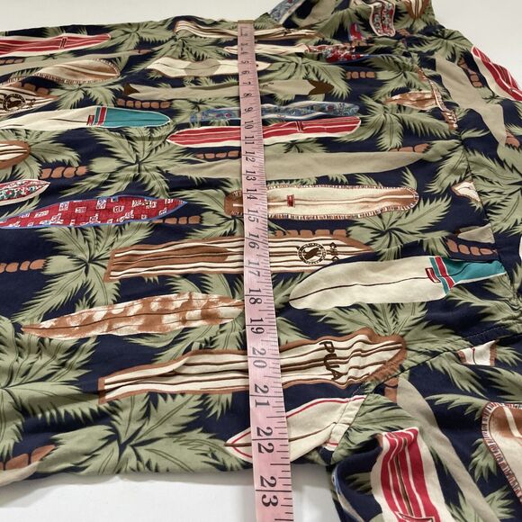 VINTAGE Reyn Spooner Hawaiian Traditionals Shirt Size Medium Surf Boards Beachy - Picture 7 of 9